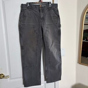 Distressed Carhartt Relaxed Fit Men's Work Pants